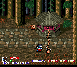 Pocky & Rocky screenshot 5 for Super Nintendo